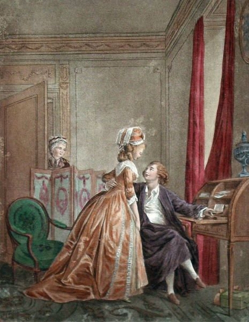 Unknown Artist - Amorous Domestic Scene